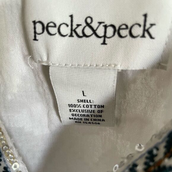 Peck & Peck Tunic Blouse - Size Large - Picture 4 of 4